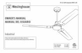 OWnEr'S ManuaL ManuaL dEL uSuarIO · Si instala la varilla vertical incluida con el ventilador, proceda a la página 9, paso 11. EXTEndEd dOWnrOd OPTIOn If installing with longer