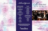 Special Donors Acknowledgments · As always, the end of the concert does not mean the end of the evening, but the beginning of our post-concert festivities! Enjoy the champagne and