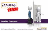 START Selling Sales Training Selling Course Sales Coachingapi.ning.com/files/zCFAyXbrZcv2V1NcerxmLoatTRE5U4Z... · 4 Many Small Business Owners Fail To Generate The Sales They Want