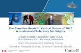 The Canadian Geodetic Vertical Datum of 2013 A modernized ... · The Canadian Geodetic Vertical Datum of 2013 A modernized Reference for Heights Height System Unification with GOCE