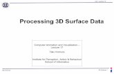 Processing 3D Surface Datahomepages.inf.ed.ac.uk/tkomura/cav/presentation17_2016.pdfEstimating the depth from projected structured infra-red light Practical ranging limit of 1.2–3.5