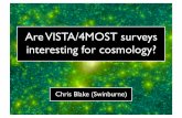 Are VISTA/4MOST surveys interesting for …astronomy.swin.edu.au/~cblake/4MOST_Mar14_blake.pdfAre VISTA/4MOST surveys interesting for cosmology? Yes! How fast are structures growing