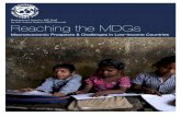 Reaching the MDGs - IMF · Reaching the MDGs: Macroeconomic Prospects and Challenges in Low-Income Countries Background Note by IMF Staff for the United Nations MDG Summit September
