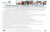 Volunteer Adopt A Streets - KRCB · Volunteer Adopt-A-Streets 56. Save Our Chinatown Committee - Brockton Ave. from 14th St. to Tequesquite and Tequesquite Ave. from Brockton Ave.