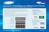 Supermicro® Total Solution for SUSE Enterprise …...SUSE Enterprise Storage provides unified block, file, and object level access based on Ceph, a distributed storage solution designed