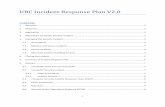 UBC Incident Response Plan V2 · This plan applies to computer security incidents that affect UBC’s information technology facilities, infrastructure or data assets, including but