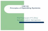 CSE120 Principles of Operating Systems · l Semaphores are integersthat support two operations: ... – An object is shared among several threads – Some threads only read the object,