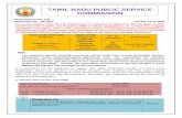 TAMIL NADU PUBLIC SERVICE COMMISSION...categories through online mode upto 24.02.2019 for direct recruitment to the post of Curator in Tamil Nadu General Subordinate Service against