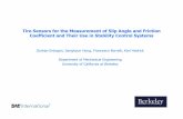 Tire Sensors for the Measurement of Slip Angle and …gurkan/SAE 2011 Presentation_2011-01...Tire Sensors for the Measurement of Slip Angle and Friction Coefficient and Their Use in