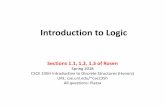Introduction to Logic - Computer Science and …cse.unl.edu/~choueiry/S18-235H/files/Logic.pdfPropositional Equivalences: Introduction •In order to manipulate a set of statements