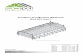 GrowSpan Gothic Premium High Tunnels (CD and FD Models) · 3 GROWSPAN GOTHIC PREMIUM HIGH TUNNELS evision date 03.21.19 10818586878889 • Band Clamp: Clamp used to connect the end