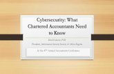 Cybersecurity: What Chartered Accountants Need to …icanig.org/ican/documents/Cybersecurity-What-Accountants...Cybersecurity: What Chartered Accountants Need to Know David Isiavwe,