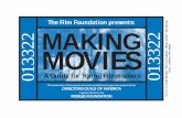 The Film Foundation presents: m Spring MAKINGThis guide explains the basics of making a low-budget, student film. It’s a big contrast to Hollywood, but the talents and skills needed