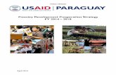 Country Development Cooperation Strategy FY 2014 2018 · PUBLIC VERSION 3 I. Executive Summary USAID/Paraguay’s strategy will align with two of the four pillars of President Obama’s