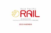 2019 AGENDA - GIIEvent · 2019-01-31 · Yuen Hee Lee, Chief Executive Officer, TransitLink, Singapore Sue McCarrey, Chief Executive Officer, Office of the National Rail Safety Regulator,