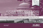 COST ESTIMATING AND ASSESSMENT GUIDE · 2020-04-07 · Page i GAO-20-195G Cost Estimating and Assessment Guide . Preface 1 Introduction 3 Chapter 1 Why Government Programs Need Cost