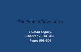 The French Revolution - Cresskill Public Schools French Revolution Human Legacy, Chapter 20.1& 20.2 Pages 598-606 . Creating a New Nation “The violence that marked the beginning
