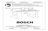 RA1181 - boschtools · 2019-04-29 · nails, etc. Cutting nails may cause loss of control. Do not use bits that have a cutting diameter that exceeds the clearance hole in the tabletop