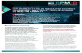 BPM-D CASE STUDY IMPLEMENTATION OF AN INTEGRATED … · BPM-D then developed a process-based automated workflow application (BPM-D Application) which interfaced with the new process