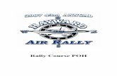 Rally Course POH3 INTRODUCTION Welcome to the Hayward – Bakersfield – Palm Springs Air Rally. This event will test your piloting skills and knowledge of your aircraft. By this