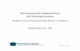 Pennsylvania Department Of Transportation 746...This document is intended to assist the Pennsylvania Department of Transportation (PennDOT), its consultants, and other potential users