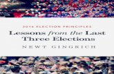 2016 ELECTION PRINCIPLES Lessons from the Last Three Elections · 2016-05-07 · 2 2016 Election Principles Lessons from the Last Three Elections. Foreword. by Chairman Reince Priebus