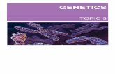 GENETICS - student notes 2015 · 2016-02-21 · ! 5 GENE SEQUENCING ! Developments in scientific research follow improvements in technology • Gene sequencers are used for the sequencing