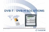 DVB-T / DVB-H SOLUTIONS - Swox Telecom TNT - DVB T H solutions.pdf · • Transmission network is required (microwave link, optical ADM, or satellite) Re-transmitter : It consists