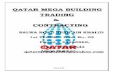 QATAR MEGA BUILDING TRADING CONTRACTING...Page 1 of 39 QATAR MEGA BUILDING TRADING & CONTRACTING SALWA ROAD NEAR AIN KHALID 1st FLOOR – Door No: 02 Phone # 44363666, Fax # 44363633
