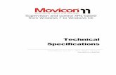 Man Eng Mov11.3 Technical Specifications...7 2. Architecture The Movicon platform architecture is built with a software structure capable of generating XML format based project files,