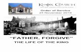 2019.11.24 - Cong - Knox Church, Christchurch Life of...Riccarton – Spreydon Anglican Parish. Music, Addington Brass. Come and join us. Knox church values the support of all who