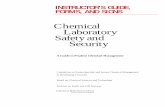 Chemical Laboratory Safety and Security · † Set rules for the discussion at the beginning of the session. Remind participants to be open, hon-est, and respectful. † Offer participants