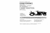 Owner's Manual 16.0 HP ELECTRIC START 42 …Owner's Manual 16.0 HP ELECTRIC START 42" MOWER 6 SPEED TRANSAXLE LAWN TRACTOR Model No. 917.272055 • Safety • Assembly • Operation