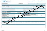 Sample Compliance Certificate - VBA...compliance certificate details are correct and ready to be lodged with the VBA I provide this compliance certificate in accordance with 221ZH(2)(a)