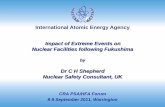 Impact of Extreme Events on Nuclear Facilities …...8 of # International Atomic Energy Agency 5] Mission time Mission time often taken as 24 hours; IAEA SSG states that longer mission