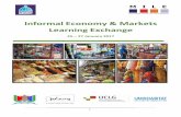 Informal Economy & Markets Learning Exchange Economy... · Informal economy. The monitoring and control through by-laws, internal policy on informal trade (including sub-policies)
