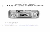 Kodak EasyShare CX7525 zoom digital camera ... Kodak EasyShare printer dock¢â‚¬â€‌powers your camera, makes