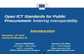 Open ICT Standards for Public Procurement: fostering ... ICT... · Study on best practices for ICT procurement based on standards in order to promote efficiency and reduce lock-in