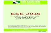 ESE-2016 - IES Masteriesmaster.org/public/archive/2016/IM-1464605053.pdf2. The shearing stresses in two mutually perpendicular planes are equal in magnitude and direction. 3. Maximum