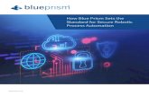 How Blue Prism Sets the Standard for Secure Robotic ...€¦ · Blue Prism uses Microsoft’s Secure String functionality that is built into the .Net framework. A secure string represents