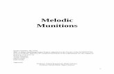 Melodic Munitions - Worcester Polytechnic Institute · B. - Melodic Munitions Concept Document The basic premise of the game places the player in a world highly inspired and influenced