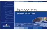 €¦ · Contents Page Introduction 7 1 Listening in the world and in language learning 9 • The why and how of listening - motivation and mechanics • The characteristics of spoken