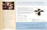 St. Anthony of Paduasaintanthonyofpadua.org/wp-content/uploads/2016/08/anthonynpt-lo… · Dawn Ranieri, Eva Koch, Craig Lucas, Baby Jaxon, Mike Brech, Jane Ferraro, Evelyn Lenz,