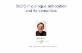 ISO/DIT dialogue annotation and its semanticsotim/documents/OTIM_HarryBunt_Wshop24mai...ISO/DIT dialogue annotation and its semantics Harry Bunt OTIM-ILIKS Workshop, Aix-en-Provence,