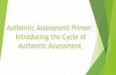 Authentic Assessment Primer: Introducing the Cycle of ......Authentic Assessment The systematic recording of developmental observations over time (ongoing throughout the year) About