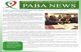 PAKISTAN AMERICAN BUSINESS ASSOCIATION PABA NEWS · 2015-11-02 · PAKISTAN AMERICAN BUSINESS ASSOCIATION PABA NEWS Issue No. í í November , PABA, Gujranwala Chamber Join Hands