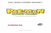PAC MAN CHOMP MANIA™ - Raw Thrills€¦ · PAC‐MAN CHOMP MANIA™ COPYRIGHT 2013 NAMCO BANDAI GAMES INC. WATER AND OTHER LIQUID SOURCE Do not install game near sprinkler or other