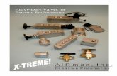 Heavy-Duty Valves for Extreme Environments...AIRman Inc. Creative Pneumatics Heavy duty push/pull valves designed for use in extreme operating conditions Part number Description V1800104
