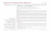 Annals of Clinical Case Reports Case ReportAnnals of Clinical Case Reports. 1. 2016 | Volume 1 | Article 1156. ntro duction. doinal aortic coarctation is a rare localiation te ost