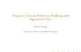 Frequency Domain Predictive Modeling with Aggregated Datasanmi.cs.illinois.edu/documents/koyejo-freq-aggregate.pdf · 2017-02-18 · Time-limited Data In nite time series data are